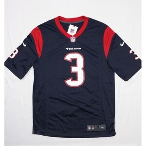 Tank Dell #3 Houston Texans Home Jersey Nike Size M On Field